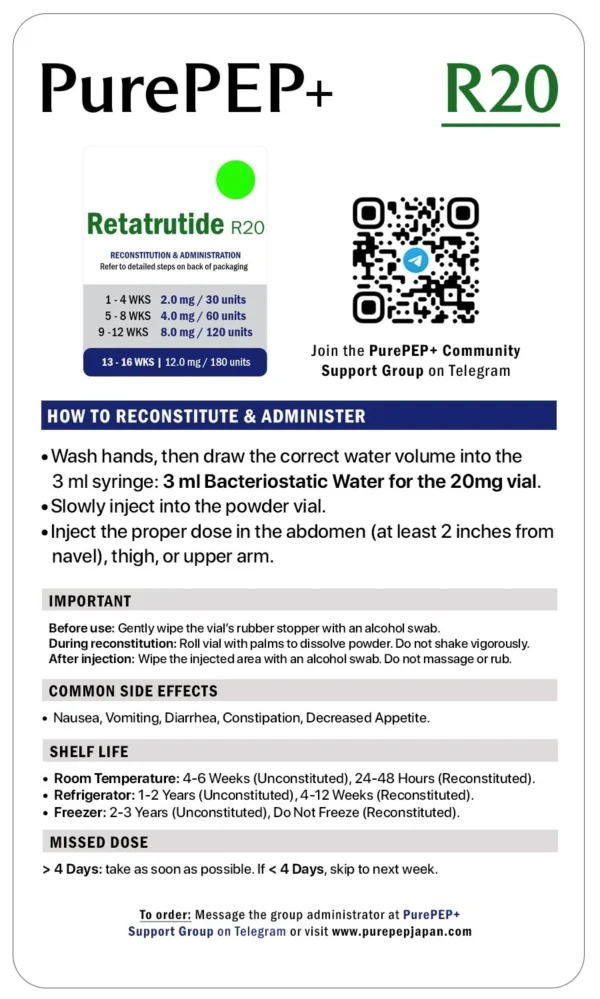 R20 Retatrutide 20mg